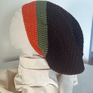 Multicolor Crochet Beanie Tam